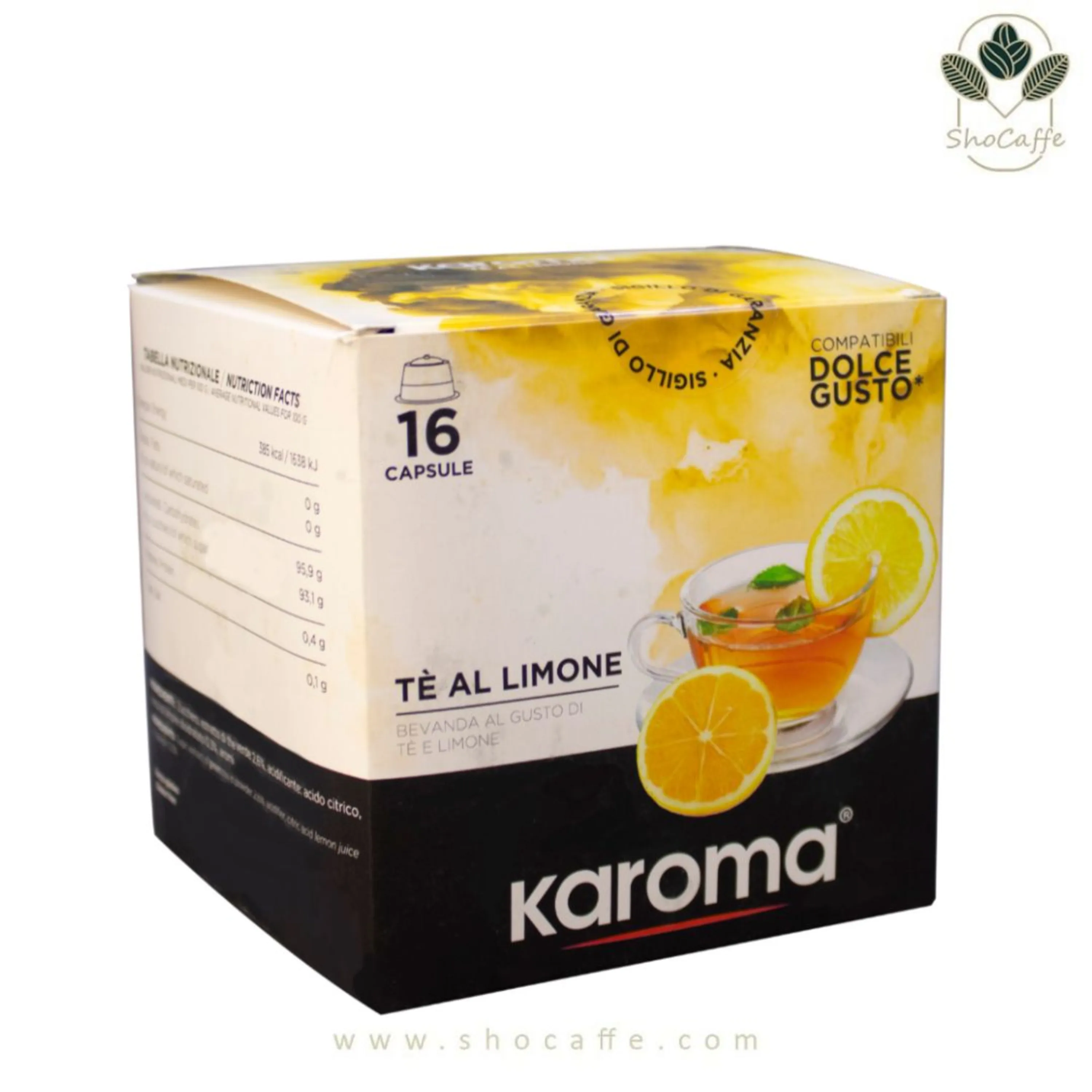 کپسول دولچه گوستو کاروما چای لیمو Karoma Te Al Limone کپسول دولچه گوستو کاروما چای لیمو Karoma Te Al Limone